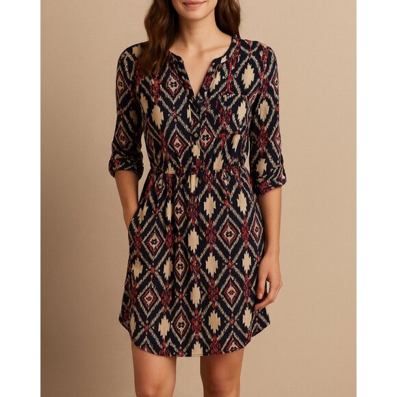 Anthropologie Dresses & Skirts - Holding Horses for Anthropologie Dress 4 Tribal Ikat Print Boho Festival Casual